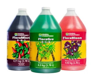 GH Flora Series – Grow, Bloom, Micro (Quart Set)