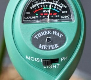 3-Way moisture light & pH meter